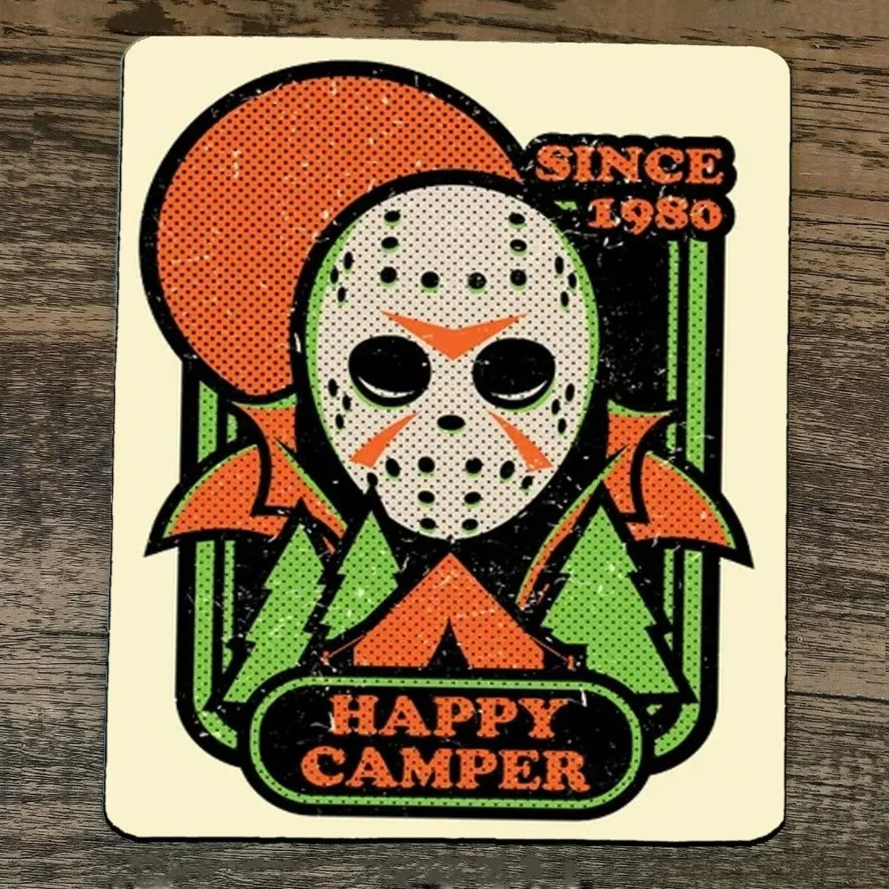 Mouse Pad Happy Camper Since 1980 Friday the‎ 13th